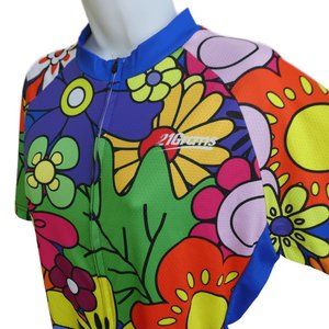 21Grams Womens Cycling Jersey Short Sleeve Bike Top 3 Rear Pockets Breathable 3X